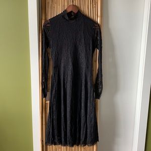 Zara black lace dress. Size US M